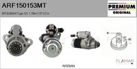 FLAMAR ARF150153MT - Motor de arranque - Genuine