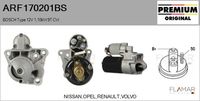 FLAMAR ARF170201BS - Motor de arranque - Genuine