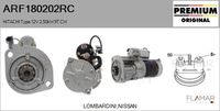 FLAMAR ARF180202RC - Motor de arranque - Reman