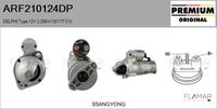 FLAMAR ARF210124DP - Motor de arranque - Genuine