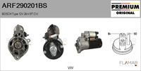 FLAMAR ARF290201BS - Motor de arranque - Genuine