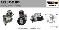 FLAMAR ARF380201BS - Motor de arranque - Genuine