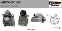 FLAMAR ARF510001BS - Motor de arranque - Genuine