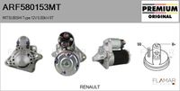 FLAMAR ARF580153MT - Motor de arranque - Genuine