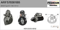 FLAMAR ARF570301BS - Motor de arranque