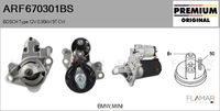 FLAMAR ARF670301BS - Motor de arranque - Genuine