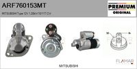 FLAMAR ARF760153MT - Motor de arranque - Genuine