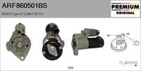 FLAMAR ARF860501BS - Motor de arranque - Genuine