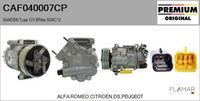 FLAMAR CAF040007CP - Compresor, aire acondicionado