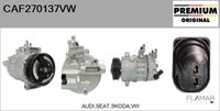 FLAMAR CAF270137VW - Compresor, aire acondicionado