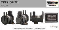 FLAMAR CPF210047FI - Tensión [V]: 12<br>Tipo de servicio: eléctrico<br>Vehículo con dirección a la izquierda / derecha: para dirección izquierda/derecha<br>Versión: GS<br>Fabricante: ALFA ROMEO<br>Fabricante: CITRO�N<br>Fabricante: PEUGEOT<br>