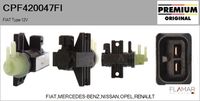 FLAMAR CPF420047FI - Código de motor: YS23DDT<br>Tensión [V]: 12<br>Tipo de servicio: eléctrico<br>Versión: GS<br>Fabricante: FIAT<br>