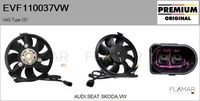 FLAMAR EVF110037VW - Motor eléctrico, ventilador del radiador - Genuine