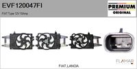 FLAMAR EVF120047FI - Motor eléctrico, ventilador del radiador - Genuine