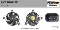 FLAMAR EVF201047FI - Motor eléctrico, ventilador del radiador - Genuine