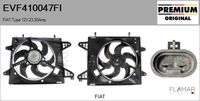 FLAMAR EVF410047FI - Motor eléctrico, ventilador del radiador - Genuine