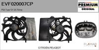 FLAMAR EVF020007CP - Motor eléctrico, ventilador del radiador - Genuine