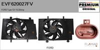 FLAMAR EVF620027FV - Motor eléctrico, ventilador del radiador - Genuine