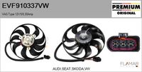 FLAMAR EVF910337VW - Ventilador, refrigeración del motor - Genuine