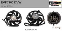 FLAMAR EVF710037VW - Motor eléctrico, ventilador del radiador - Genuine