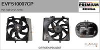 FLAMAR EVF510007CP - Motor eléctrico, ventilador del radiador - Genuine