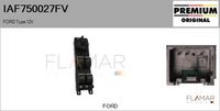 FLAMAR IAF750027FV - Interruptor, elevalunas - Genuine