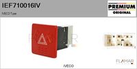 FLAMAR IEF710016IV - Interruptor intermitente de aviso - Genuine