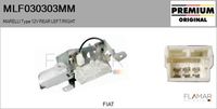 FLAMAR MLF030303MM - Motor del limpiaparabrisas