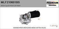 FLAMAR MLF210601BS - Motor del limpiaparabrisas - Genuine