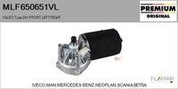 FLAMAR MLF650651VL - Motor del limpiaparabrisas - Genuine