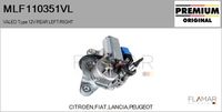 FLAMAR MLF110351VL - Motor del limpiaparabrisas - Genuine