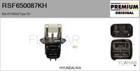 FLAMAR RSF650087KH - Equipamiento de vehículo: para vehículos con climatizador<br>Tensión [V]: 12<br>Versión: GS<br>Fabricante: HYUNDAI<br>Fabricante: KIA<br>