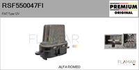 FLAMAR RSF550047FI - Resitencia, ventilador habitáculo - Genuine