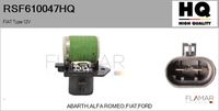 FLAMAR RSF610047FI - Resistencia serie, motor eléctrico (ventilador del radiador) - Genuine