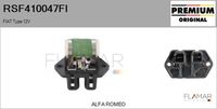 FLAMAR RSF410047FI - Resistencia serie, motor eléctrico (ventilador del radiador) - Genuine