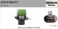 FLAMAR RSF610047FI - Resistencia serie, motor eléctrico (ventilador del radiador) - Genuine