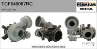 FLAMAR TCF040067RC - Turbocompresor, sobrealimentación - Reman