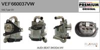 FLAMAR VEF660037VW - Tensión [V]: 12<br>Tipo de servicio: eléctrico<br>Versión: HQ<br>Fabricante: AUDI<br>Fabricante: SEAT<br>Fabricante: SKODA<br>Fabricante: VW<br>