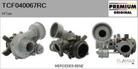 FLAMAR TCF040067RC - Turbocompresor, sobrealimentación - Reman