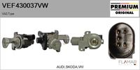 FLAMAR VEF430037VW - Válvula EGR - Genuine