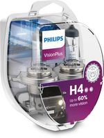 PHILIPS 12342VPS2 - Función de las luces: Estándar<br>Tipo de lámpara: H4<br>Tensión [V]: 12<br>Potencia nominal [W]: 60/55<br>Modelo de zócalo, bombilla incandescente: P43t-38<br>