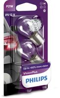 PHILIPS 12498VPB2 - año modelo desde: 2014<br>Tipo de lámpara: P21W<br>Tensión [V]: 12<br>Potencia nominal [W]: 21<br>Tipo de lámpara: Lámpara de bola<br>Modelo de zócalo, bombilla incandescente: BA15s<br>