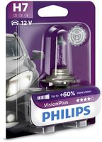 PHILIPS 12972VPB1 - año modelo hasta: 2004<br>Tipo de lámpara: H7<br>Tensión [V]: 12<br>Potencia nominal [W]: 55<br>Modelo de zócalo, bombilla incandescente: PX26d<br>