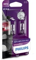 PHILIPS 12040VPB2 - Lado de montaje: delante<br>Tipo de lámpara: LED<br>Tensión [V]: 12<br>Potencia nominal [W]: 0,6<br>Modelo de zócalo, bombilla incandescente: SV8.5-8<br>Temperatura color [K]: 6000<br>Versión con bombilla soffit: FEST 38 mm<br>