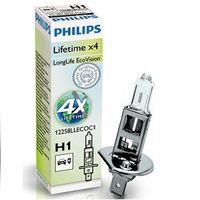 PHILIPS 12258LLECOC1 - Función de las luces: Faro adicional de luces de carretera<br>Tipo de lámpara: H1<br>Tensión [V]: 12<br>Potencia nominal [W]: 55<br>Modelo de zócalo, bombilla incandescente: P14.5s<br>