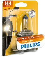 PHILIPS 12342PRBW - Función de las luces: Estándar<br>Tipo de lámpara: H4<br>Tensión [V]: 12<br>Potencia nominal [W]: 60/55<br>Modelo de zócalo, bombilla incandescente: P43t-38<br>