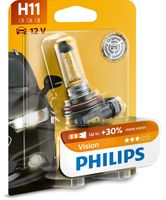 PHILIPS 12362PRB1 - año modelo hasta: 2005<br>Tipo de lámpara: H11<br>Tensión [V]: 12<br>Potencia nominal [W]: 55<br>Modelo de zócalo, bombilla incandescente: PGJ19-2<br>