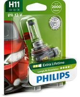 PHILIPS 12362LLECOB1 - Lado de montaje: parachoques<br>Tensión [V]: 12<br>Potencia nominal [W]: 21<br>Longitud [mm]: 9<br>Modelo de zócalo, bombilla incandescente: BAY9s<br>