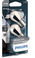 PHILIPS 12496SVB2 - Lado de montaje: delante<br>año modelo desde: 2005<br>Tipo de lámpara: PY21W<br>Tensión [V]: 12<br>Potencia nominal [W]: 21<br>Color lámpara: amarillo<br>Tipo de lámpara: Lámpara de bola<br>Modelo de zócalo, bombilla incandescente: BAU15s<br>