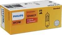 PHILIPS 12146CP - Lado de montaje: posterior<br>Equipamiento de vehículo: para vehículos con luces traseras LED<br>año modelo hasta: 2014<br>Tipo de lámpara: W16W<br>Tensión [V]: 12<br>Potencia nominal [W]: 16<br>Tipo de lámpara: Lámpara de cristal<br>Modelo de zócalo, bombilla incandescente: W2.1x9.5d<br>